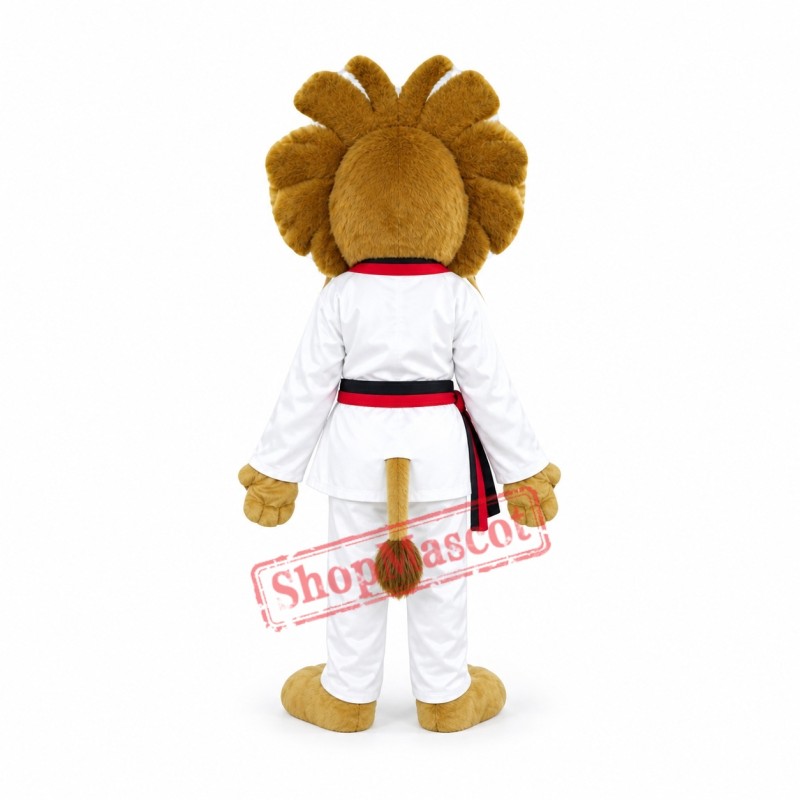 Judo Dress Lion Mascot Costume Judo Dress Lion Mascot Costume