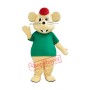 Happy Yellow Mouse Mascot Costume