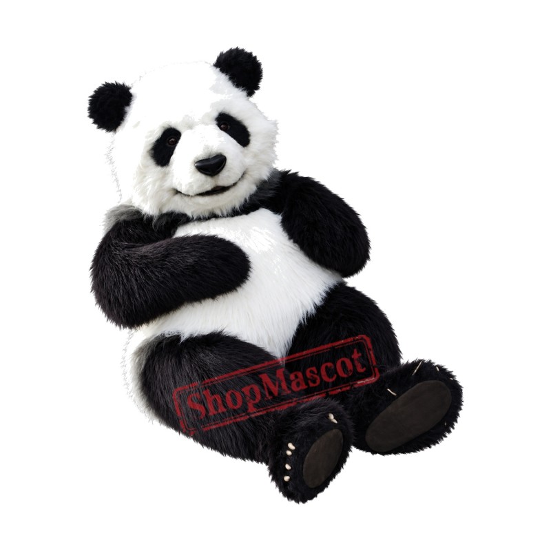Lovely Realistic Panda Mascot Costume Lovely Realistic Panda Mascot Costume