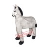 Friendly Two Person Donkey Mascot Costume
