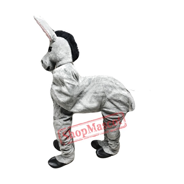 Friendly Two Person Donkey Mascot Costume Friendly Two Person Donkey Mascot Costume