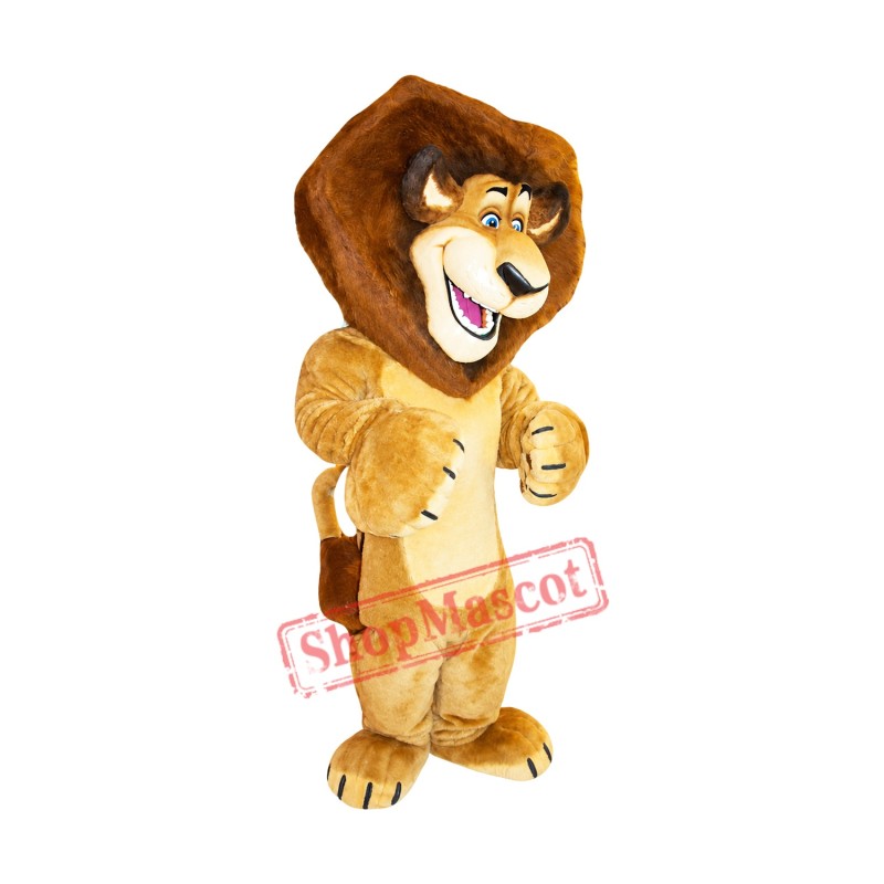 Superb Alex the Lion Mascot Costume