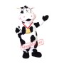 Pink & White Cow Mascot Costume