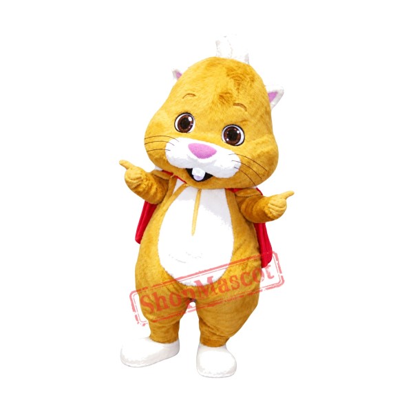 Lovely Yellow Mouse Mascot Costume