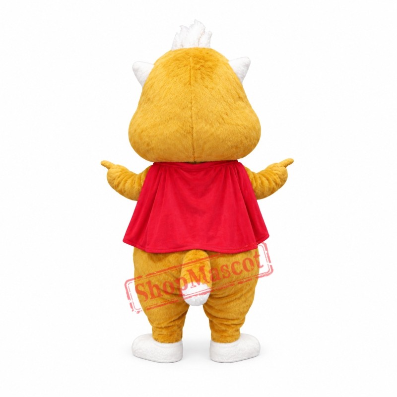 Lovely Yellow Mouse Mascot Costume Lovely Yellow Mouse Mascot Costume