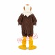 Superb Hawk Mascot Costume Superb Hawk Mascot Costume