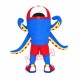 Superb Octopus Mascot Costume Superb Octopus Mascot Costume