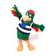 Superb Parrot Mascot Costume Superb Parrot Mascot Costume