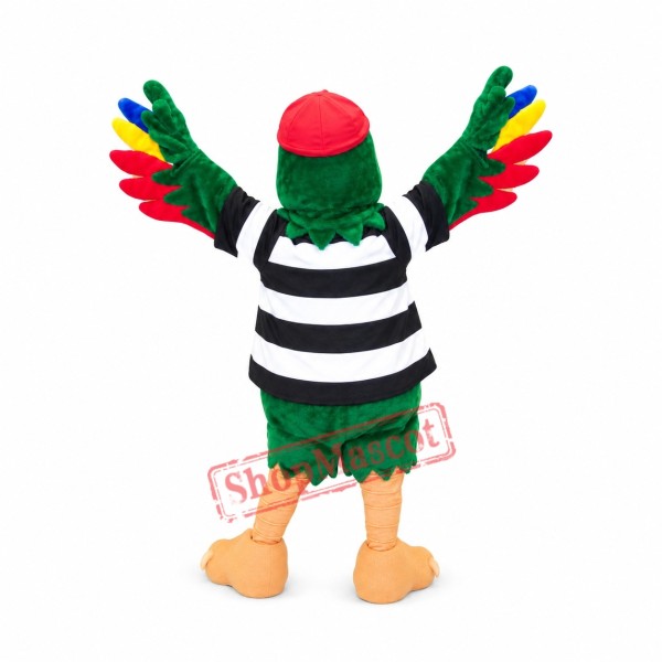 Superb Parrot Mascot Costume Superb Parrot Mascot Costume