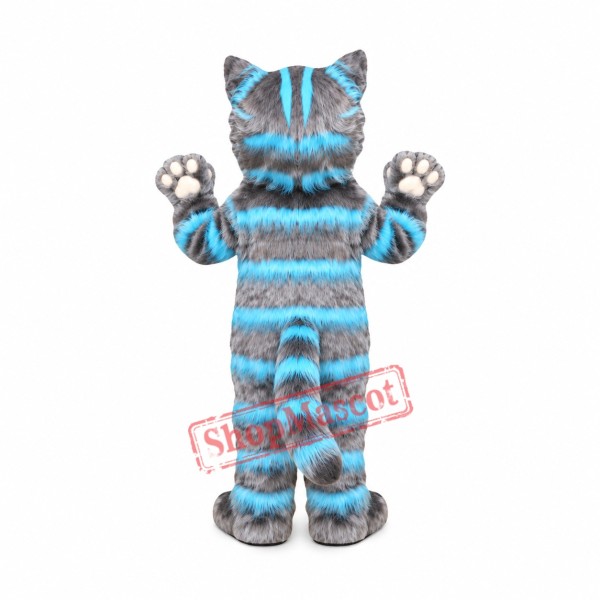 Superb Cheshire Cat Mascot Costume Superb Cheshire Cat Mascot Costume