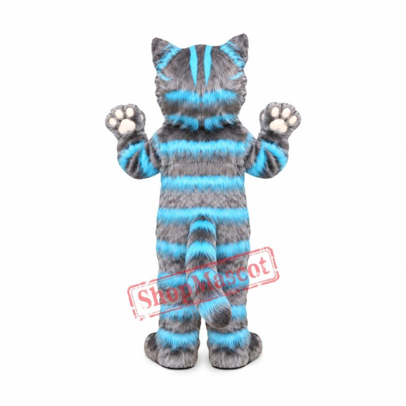 Superb Cheshire Cat Mascot Costume Superb Cheshire Cat Mascot Costume