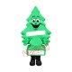 Cute Green Tree Mascot Costume Cute Green Tree Mascot Costume