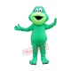 Superb Green Frog Mascot Costume Superb Green Frog Mascot Costume