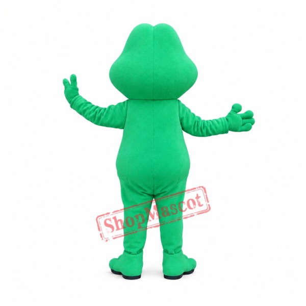 Superb Green Frog Mascot Costume Superb Green Frog Mascot Costume
