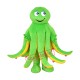 Superb Green Octopus Mascot Costume Superb Green Octopus Mascot Costume