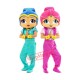 Twin Jasmine Shimmer Girls Mascot Costume Twin Jasmine Shimmer Girls Mascot Costume
