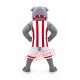 Sport Bulldog Mascot Costume Sport Bulldog Mascot Costume