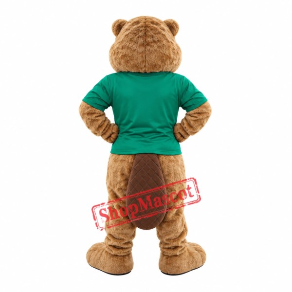 Superb College Beaver Mascot Costume Superb College Beaver Mascot Costume