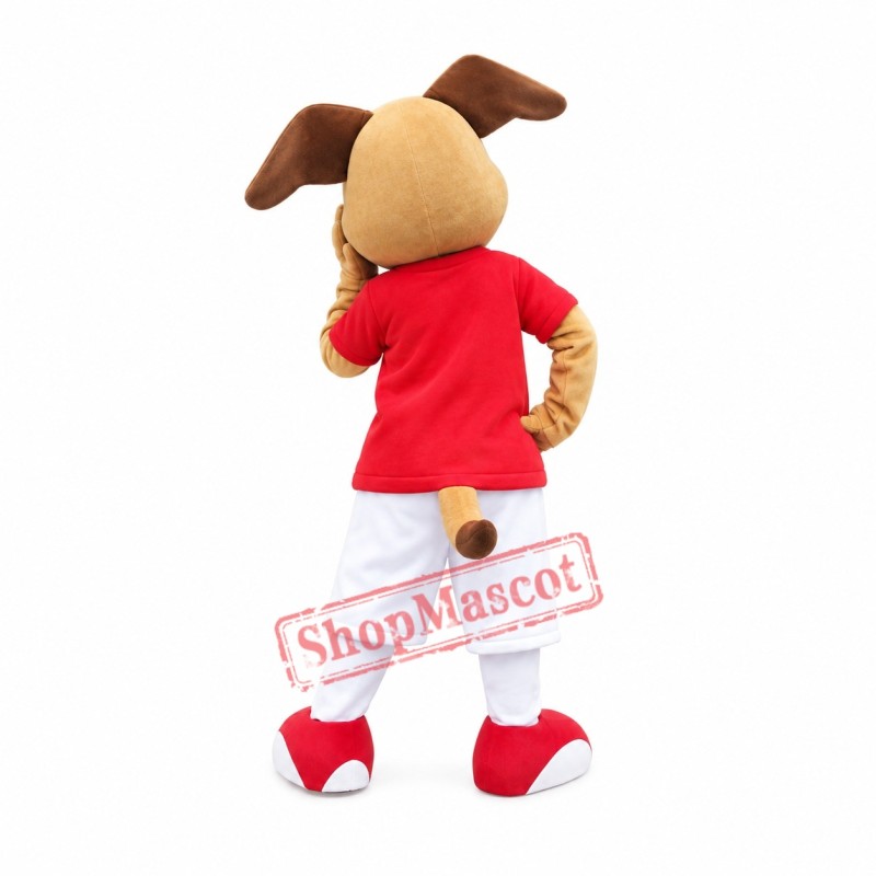Superb Cute Dog Mascot Costume Superb Cute Dog Mascot Costume