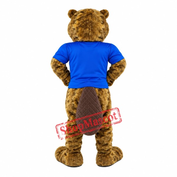 Power College Beaver Mascot Costume Power College Beaver Mascot Costume