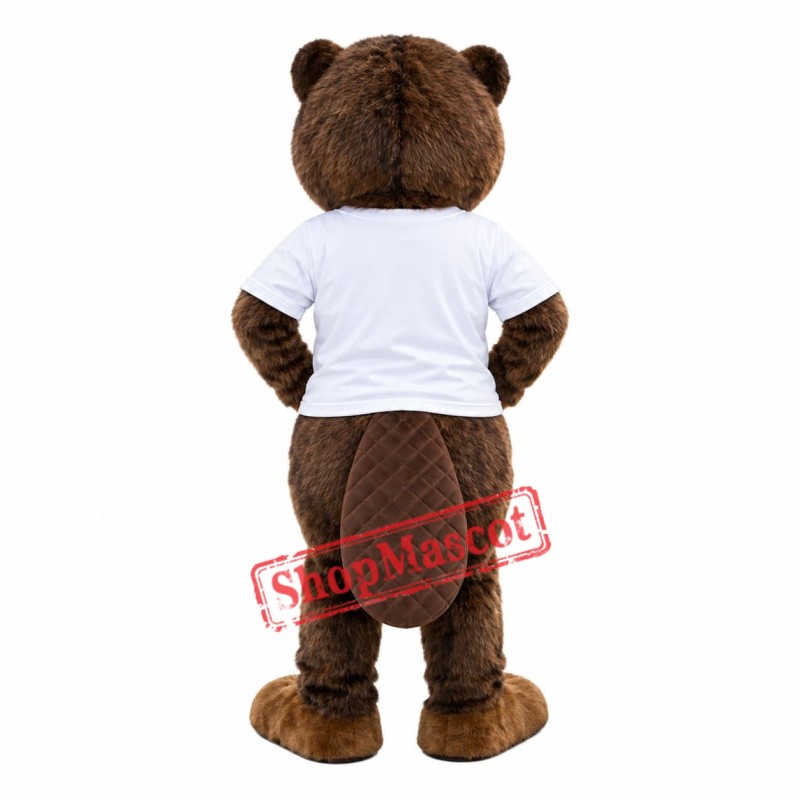 Superb Beaver Mascot Costume