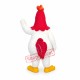 Superb White Chicken Mascot Costume Superb White Chicken Mascot Costume