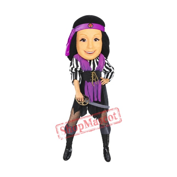 Lady Patriot Mascot Costume