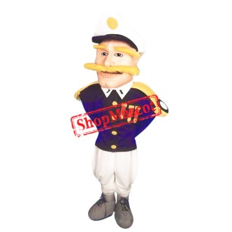 Superb Admiral Mascot Costume Superb Admiral Mascot Costume