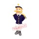 Superb Admiral Mascot Costume