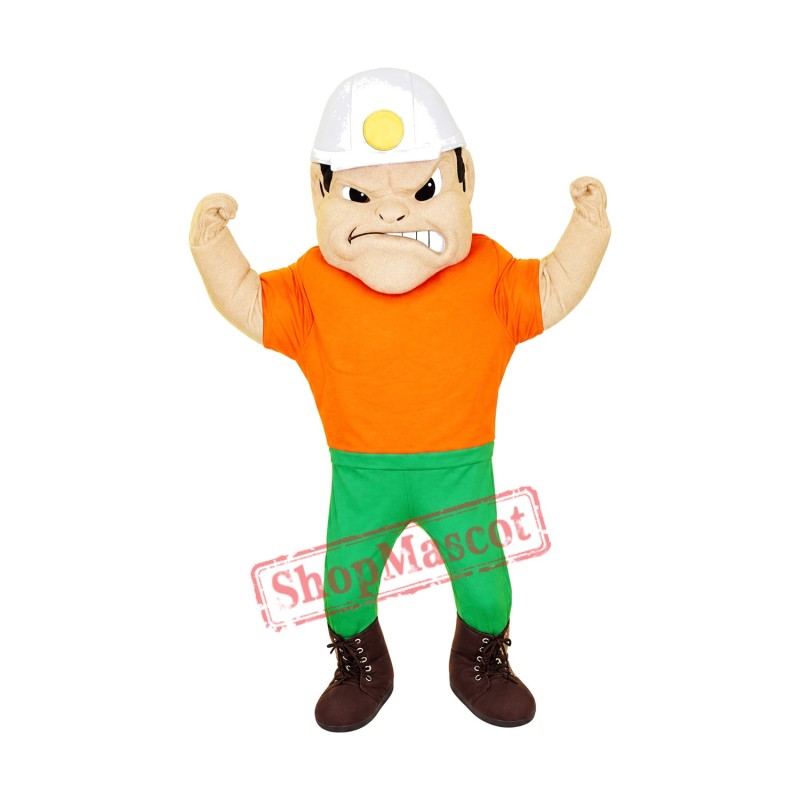Superb Miner Mascot Costume Superb Miner Mascot Costume