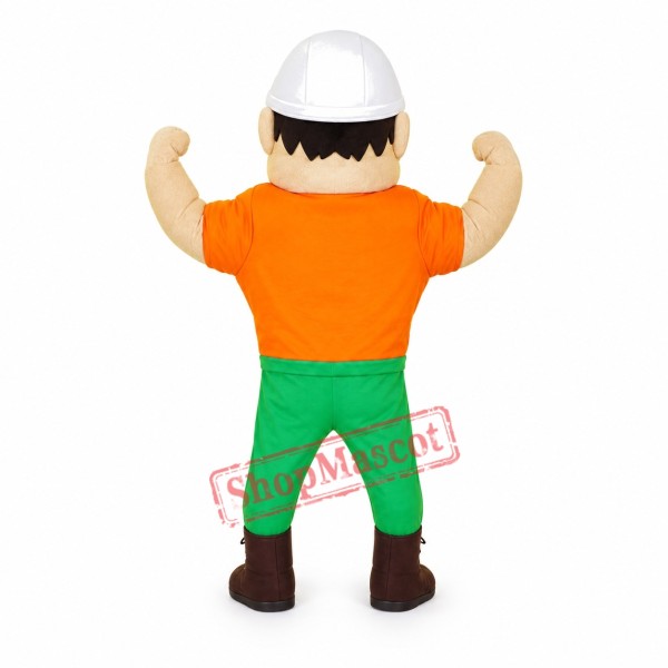 Superb Miner Mascot Costume