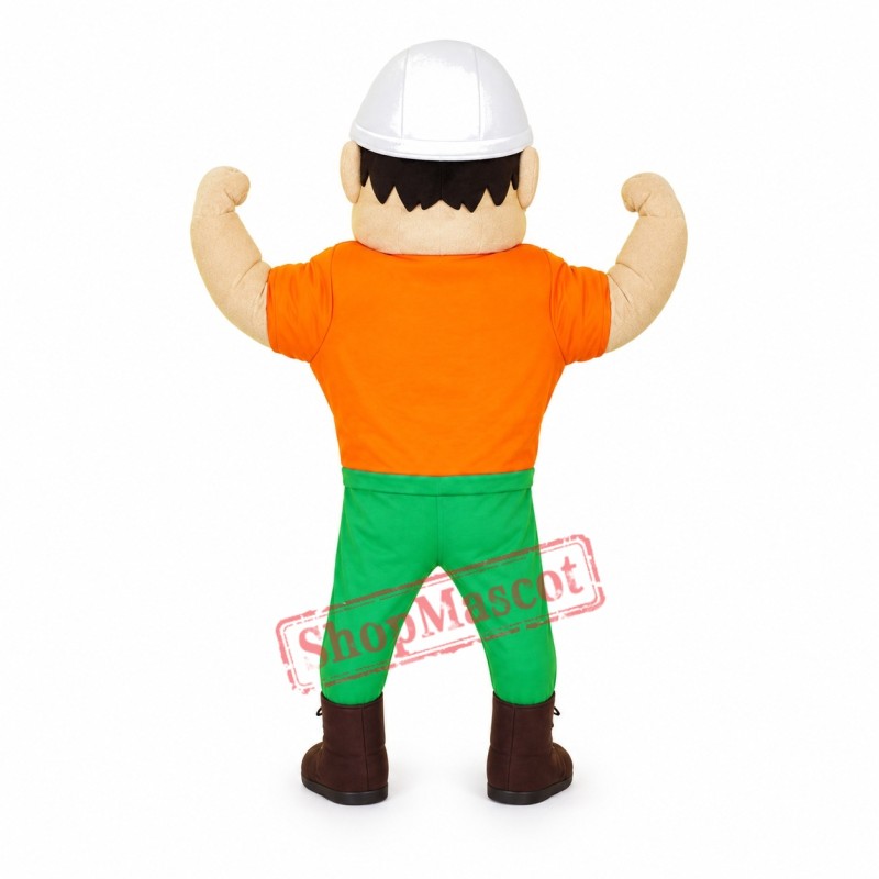 Superb Miner Mascot Costume Superb Miner Mascot Costume