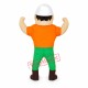 Superb Miner Mascot Costume Superb Miner Mascot Costume