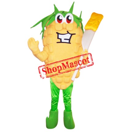 Happy Lightweight Corn Mascot Costume