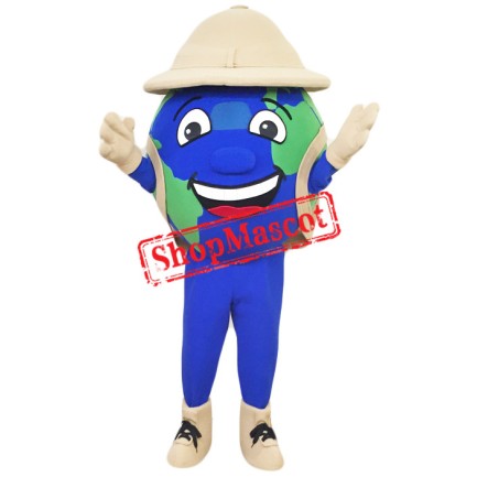 Happy Globe Mascot Costume