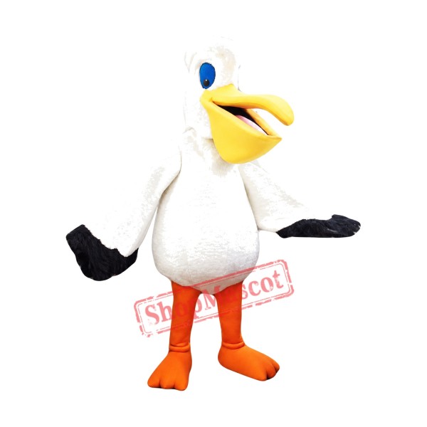 Superb Pelican Mascot Costume