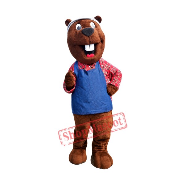 Superb College Lightweight Beaver Mascot Costume