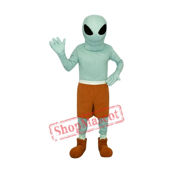 Superb Alien Mascot Costume Superb Alien Mascot Costume