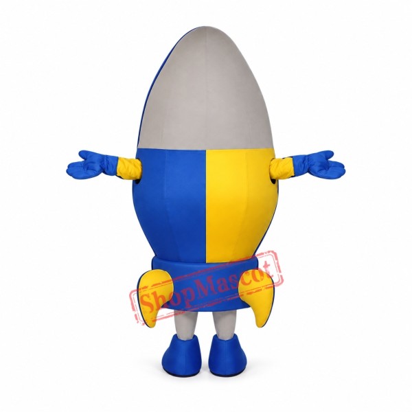 Superb Rocket Mascot Costume