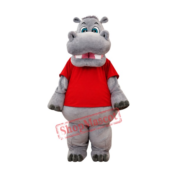 Superb Hippo Mascot Costume