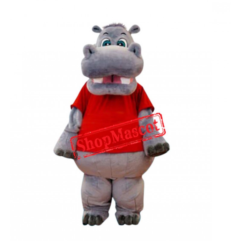 Superb Hippo Mascot Costume