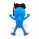 Diving Shark Mascot Costume Diving Shark Mascot Costume