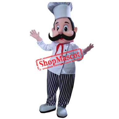 Chef Man Boy Mascot Costume