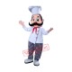 Chef Man Boy Mascot Costume Chef Man Boy Mascot Costume