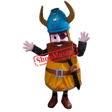 Vikingo Warrior Mascot Costume