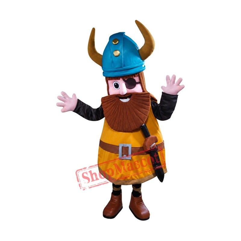 Vikingo Warrior Mascot Costume
