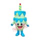 Superb Birthday Cake Mascot Costume Superb Birthday Cake Mascot Costume