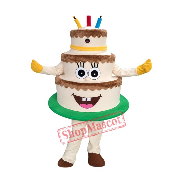 Professional Birthday Cake Mascot Costume