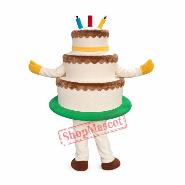 Professional Birthday Cake Mascot Costume Professional Birthday Cake Mascot Costume