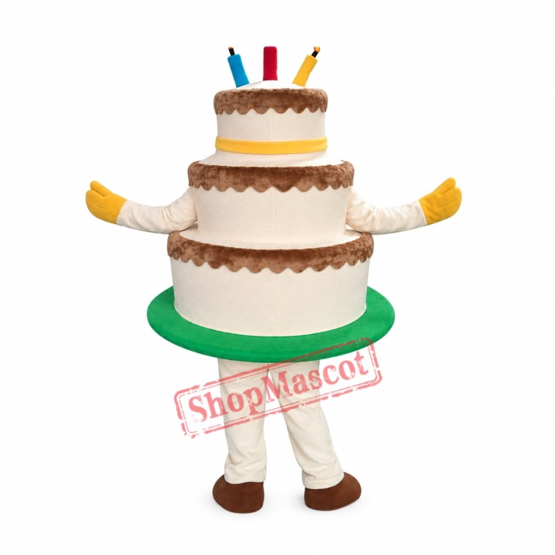 Professional Birthday Cake Mascot Costume Professional Birthday Cake Mascot Costume